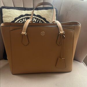Tory Burch Brown Leather Tote